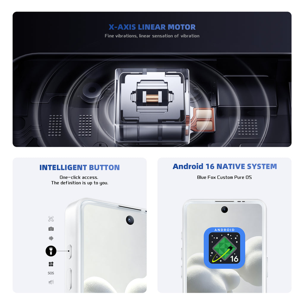 BLUEFOX New Model Aura A1 International version GMS-certified 4.7inch Compact smartphone