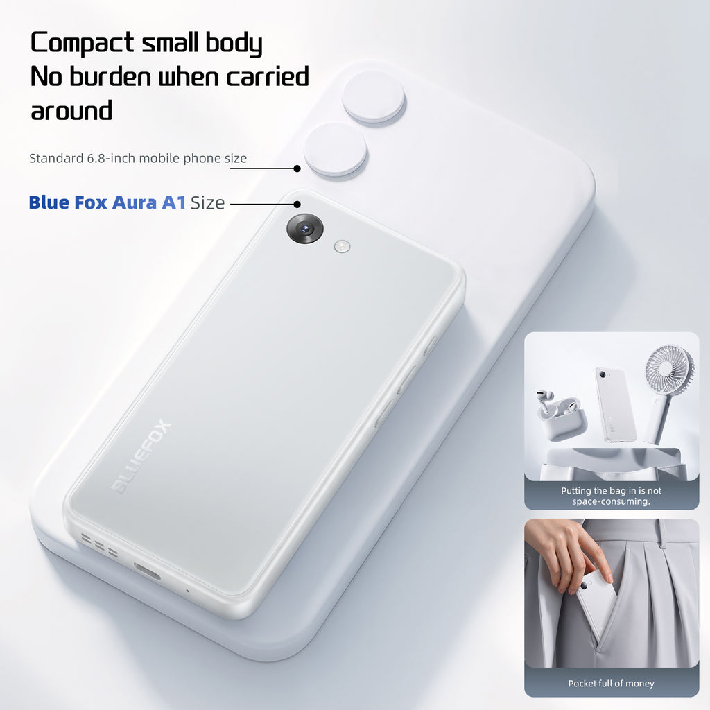 BLUEFOX New Model Aura A1 International version GMS-certified 4.7inch Compact smartphone