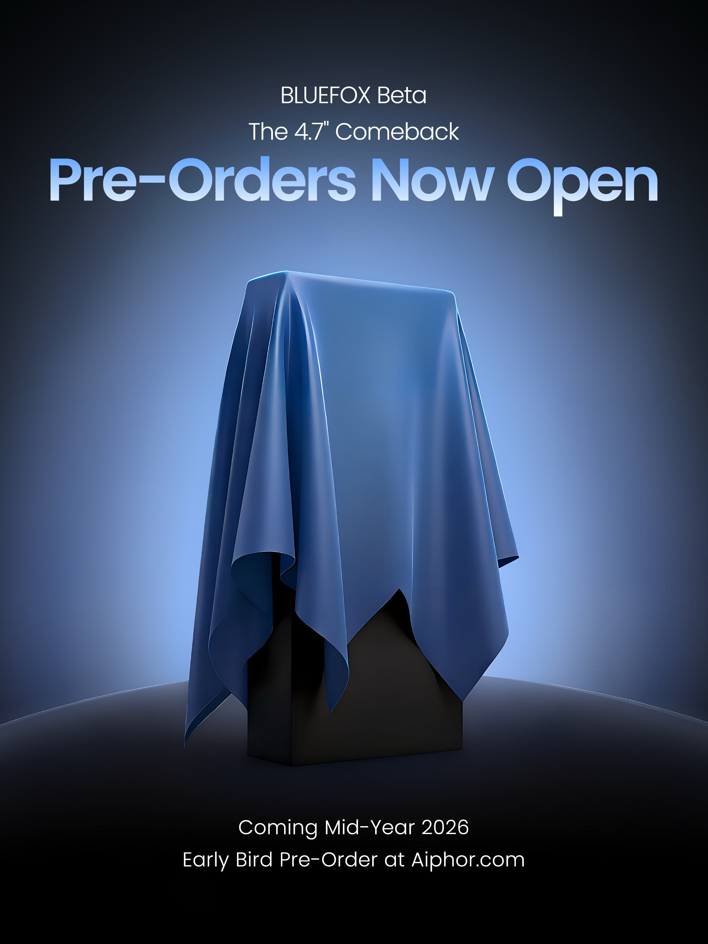 BLUEFOX Beta 4.7 Inch Compact Phone Pre Order Now